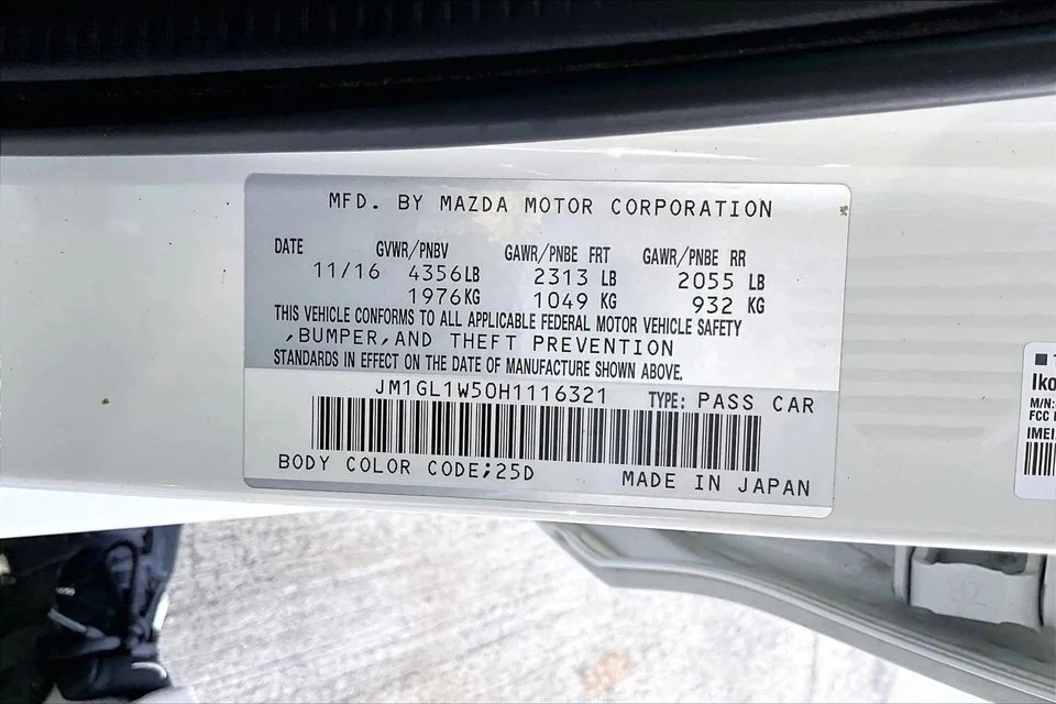 2017 Mazda Mazda 6 3rd Gen - Image 17 of 21