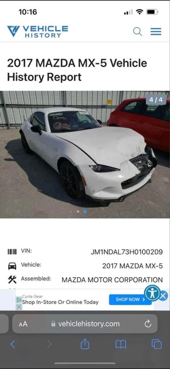 2017 Mazda ND MX-5 Miata - Image 4 of 4