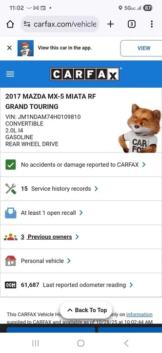 2017 Mazda ND MX-5 Miata - Image 17 of 17