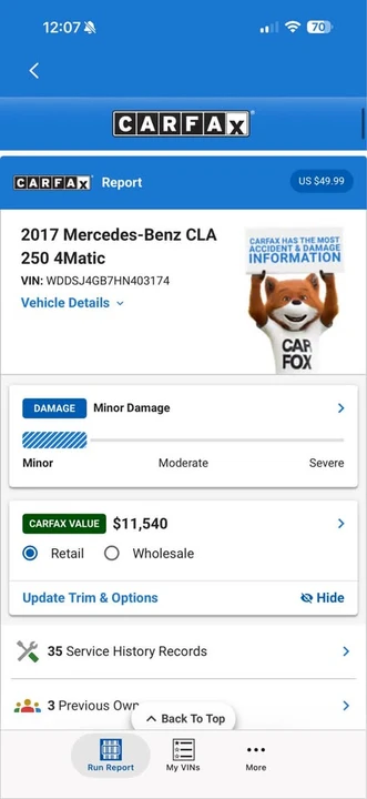 2017 Mercedes-Benz C117 CLA - Image 15 of 17