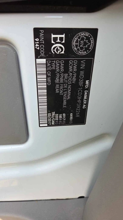 2017 Mercedes-Benz NCV3 Sprinter - Image 8 of 8
