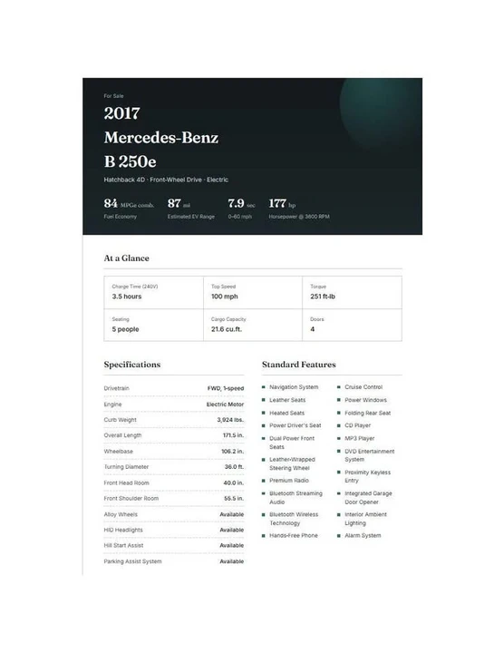 2017 Mercedes-Benz W246 B-Class - Image 2 of 18