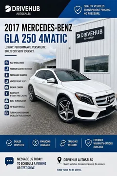 2017 Mercedes-Benz GL-Class GLA 250 4MATIC