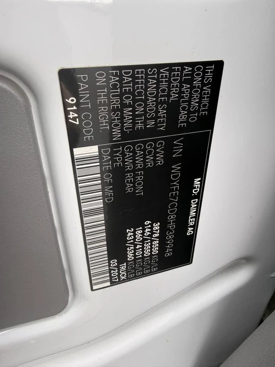 2018 Mercedes-Benz NCV3 Sprinter - Image 11 of 20