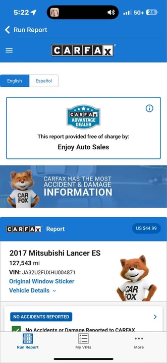 2017 Mitsubishi Lancer 10th Gen - Image 13 of 15