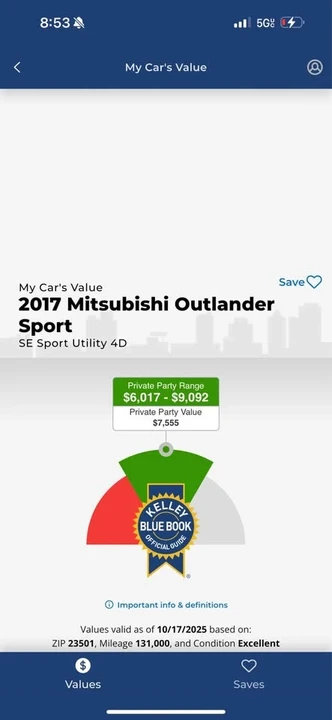 2017 Mitsubishi Outlander - Image 5 of 7