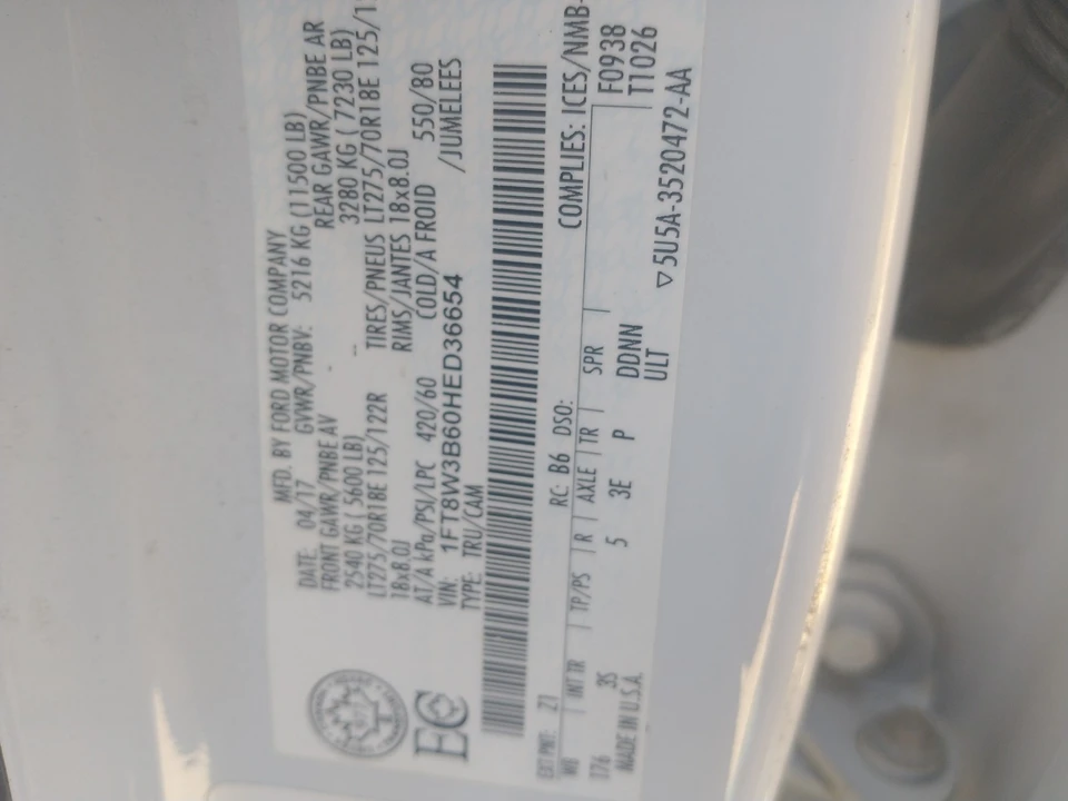 2017 Ford Super Duty 4th Gen - Image 16 of 16