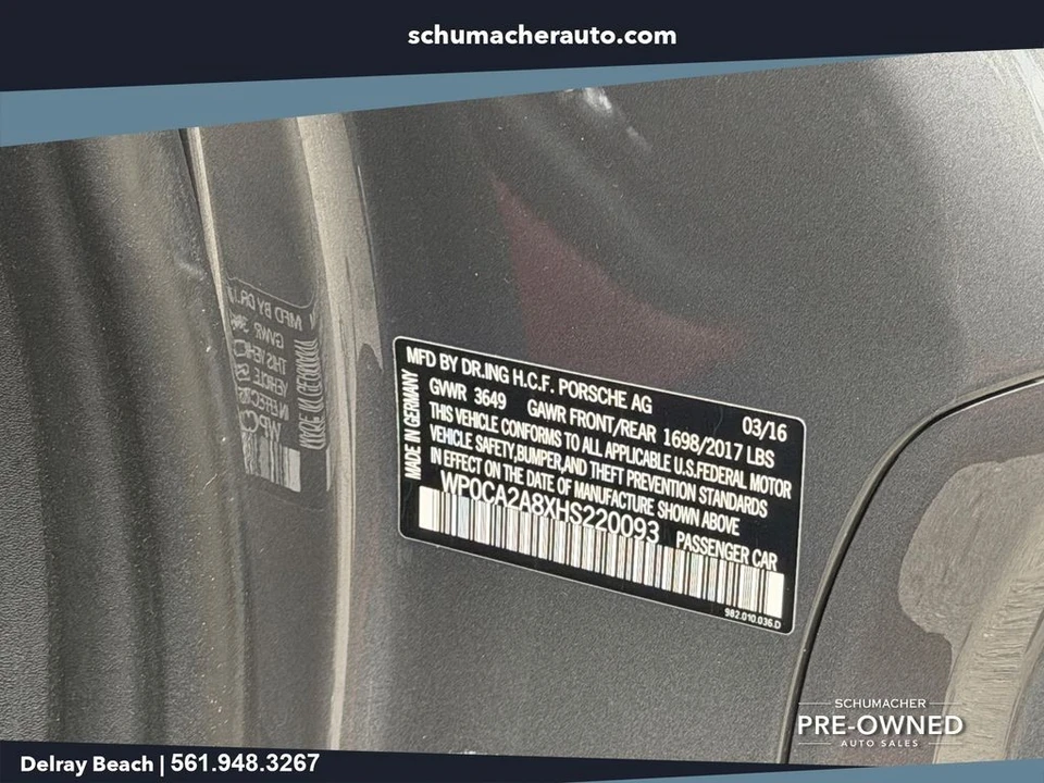 2017 Porsche 718 Boxster - Image 18 of 25