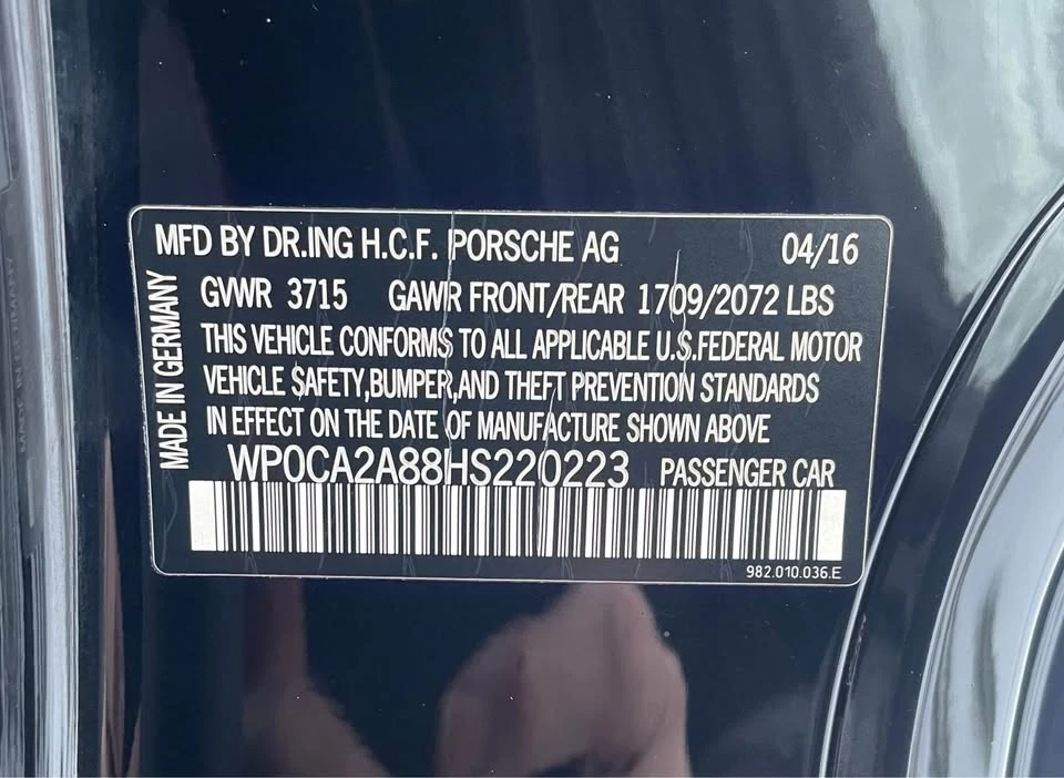 2017 Porsche 718 Boxster - Image 5 of 9