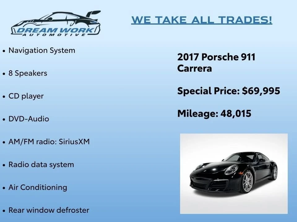2017 Porsche 991 Carrera - Image 2 of 20