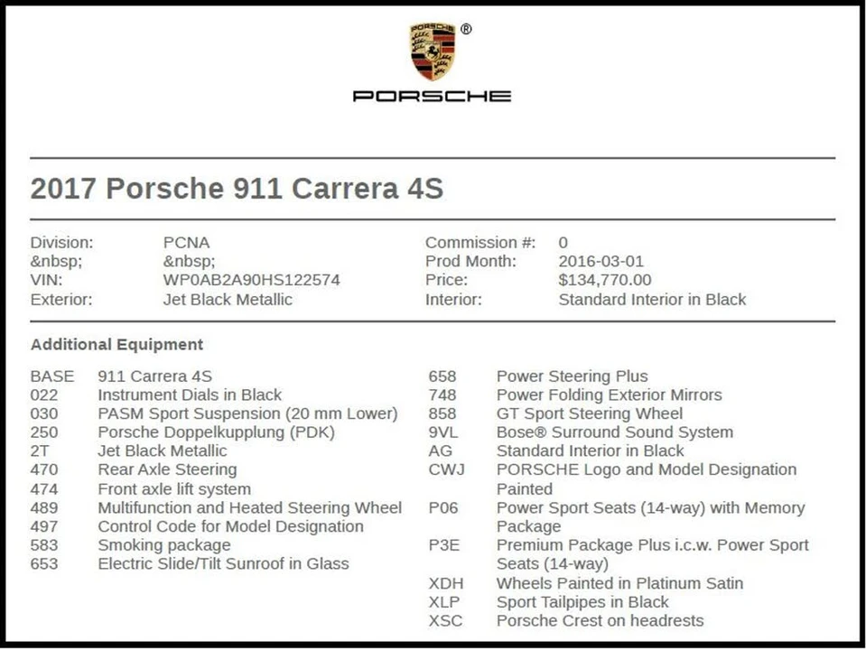 2017 Porsche 991 Carrera 4S - Image 7 of 24
