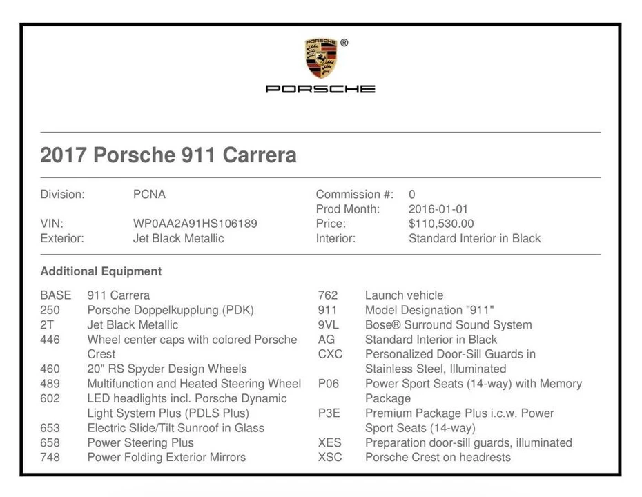 2017 Porsche 991 Carrera - Image 24 of 24