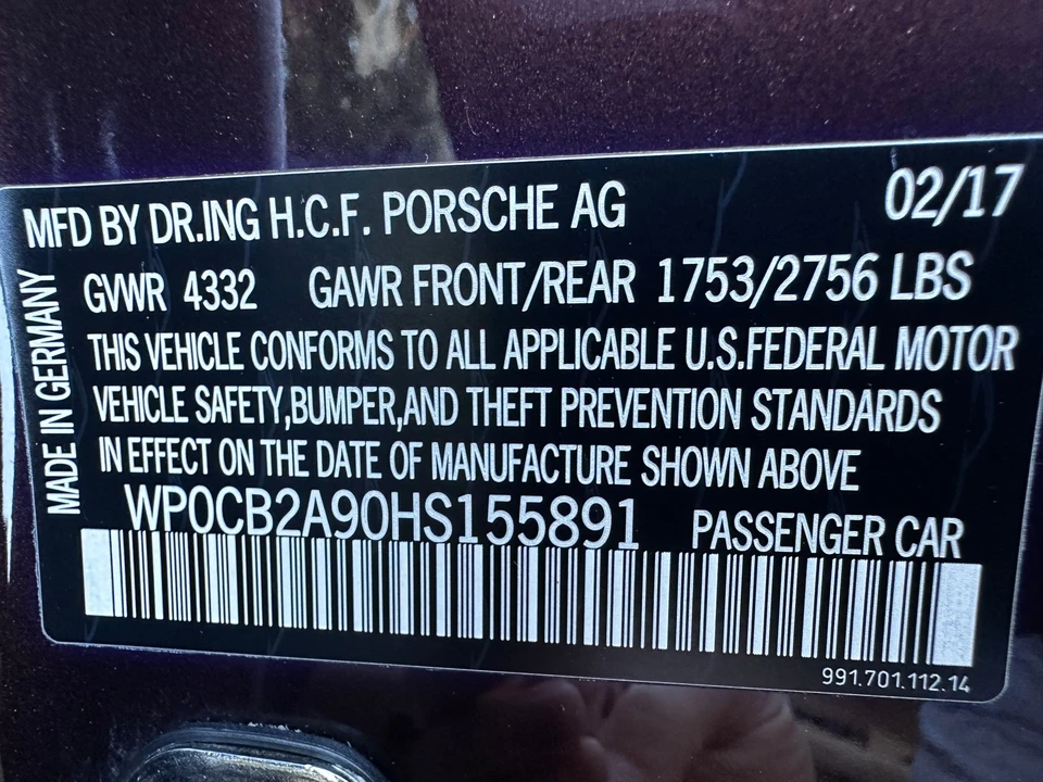 2017 Porsche 991 Carrera S - Image 23 of 24