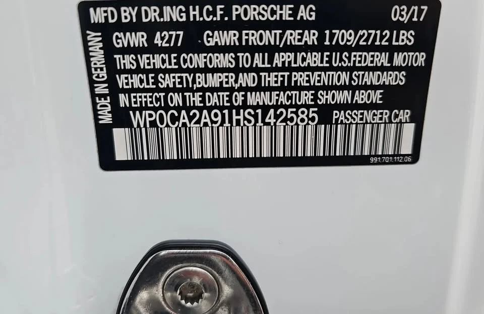 2017 Porsche 991 Carrera - Image 12 of 19