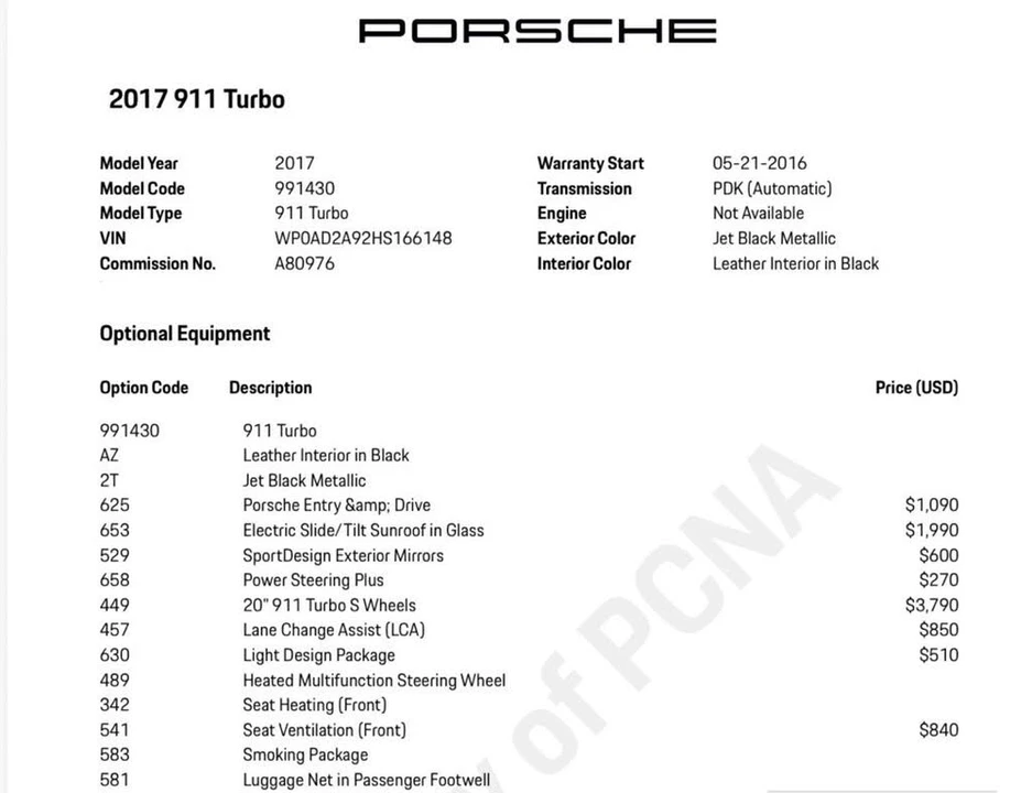 2017 Porsche 991 Turbo - Image 2 of 31