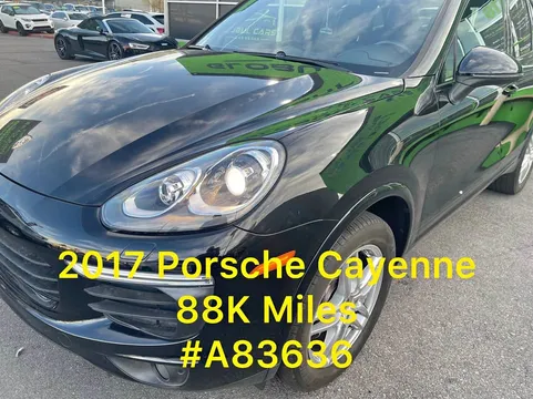 2017 Porsche Cayenne Platinum Edition
