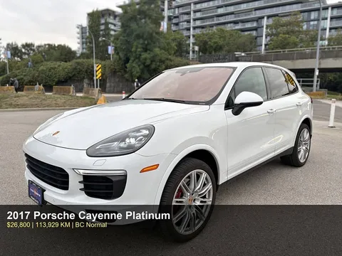 2017 Porsche Cayenne Platinum
