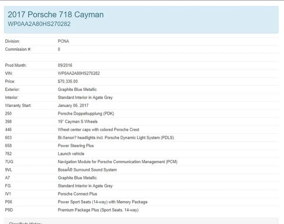 2017 Porsche 718 Cayman - Image 20 of 20
