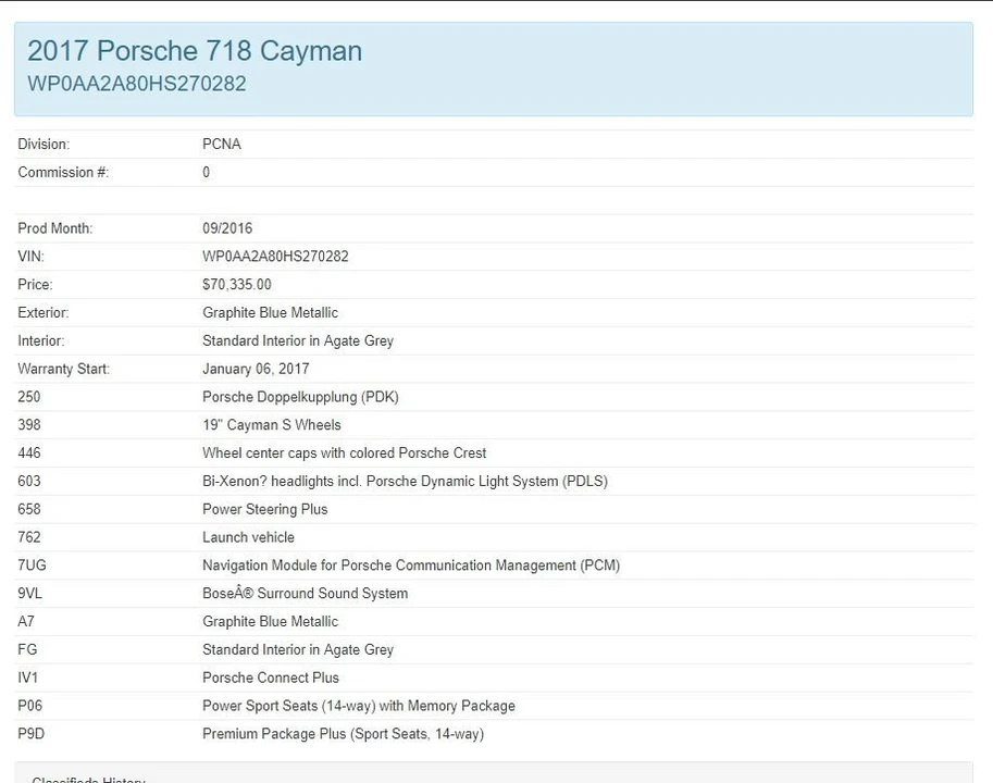 2017 Porsche 718 Cayman - Image 20 of 20