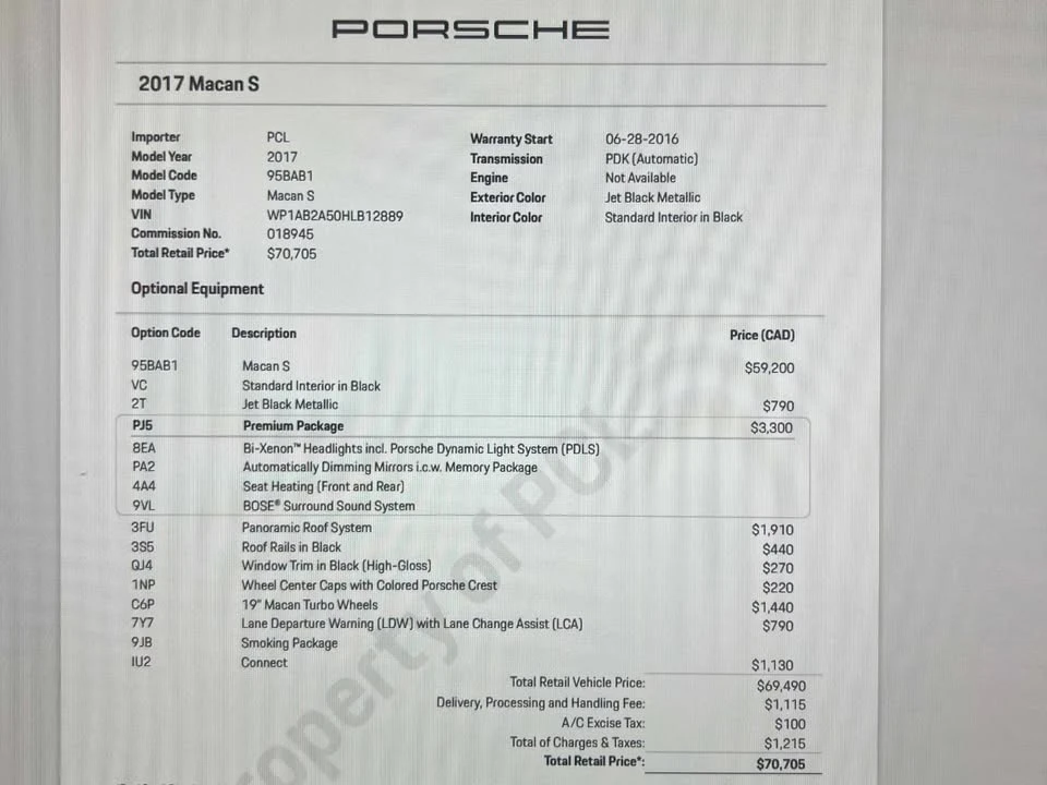 2017 Porsche Macan S - Image 9 of 10
