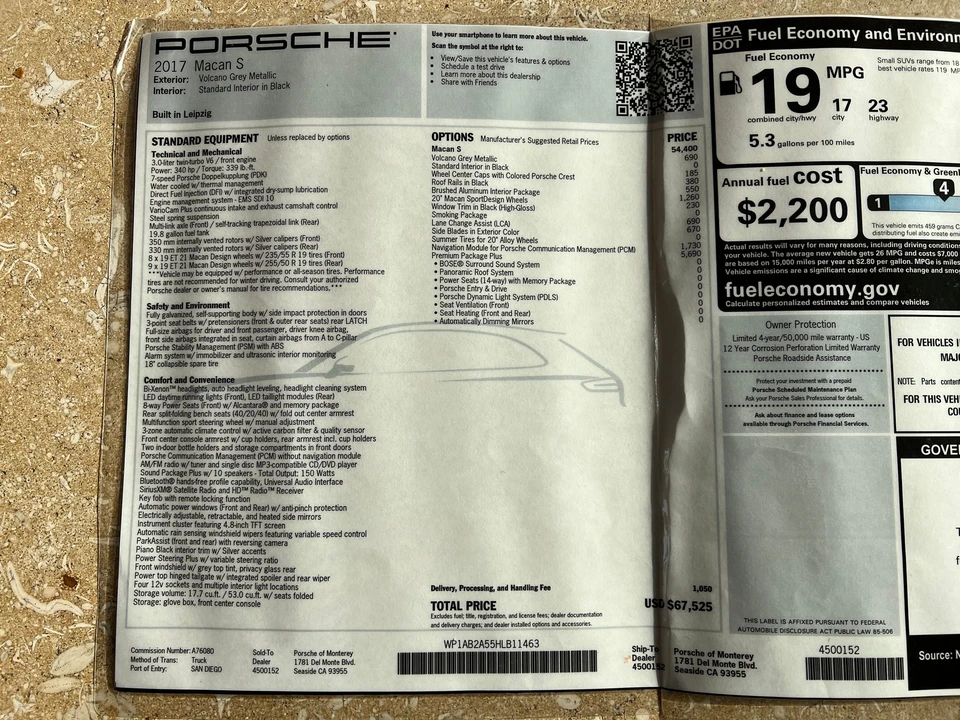 2017 Porsche Macan S - Image 15 of 19