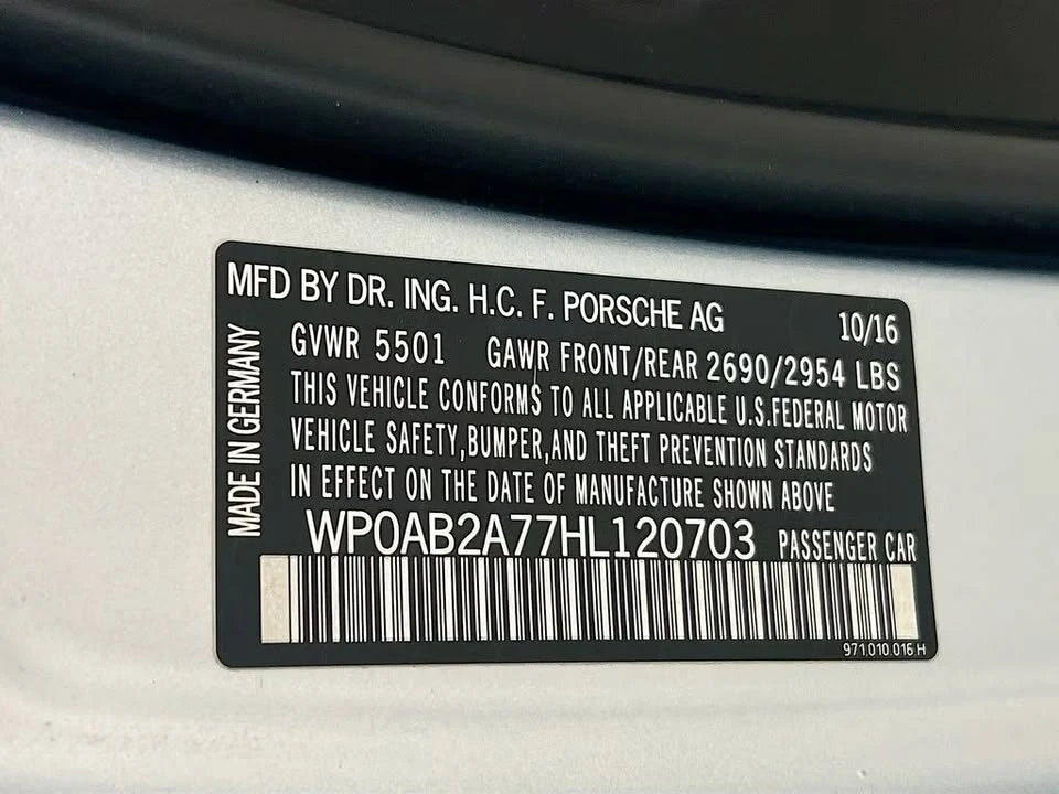 2017 Porsche 971 Panamera S - Image 13 of 16