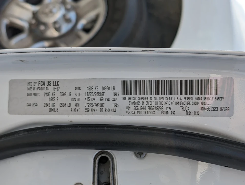 2017 Dodge Ram 4th Gen - Image 21 of 21