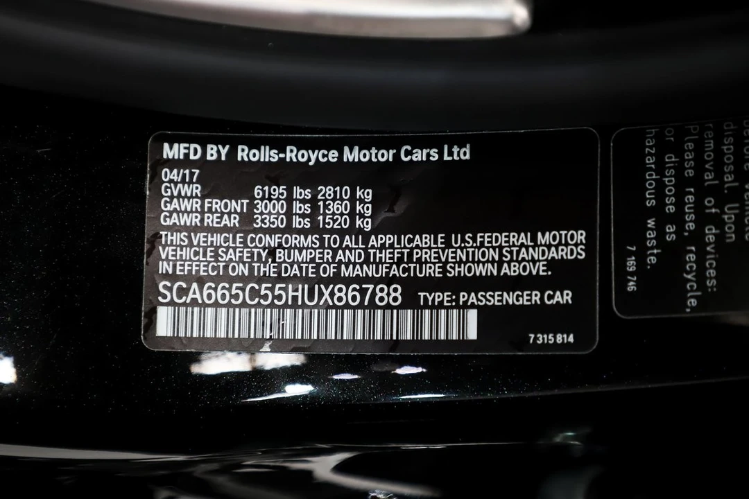 2017 Rolls-Royce Wraith 2nd Gen - Image 16 of 31