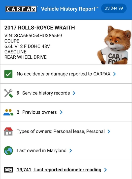 2017 Rolls-Royce Wraith 2nd Gen - Image 2 of 9