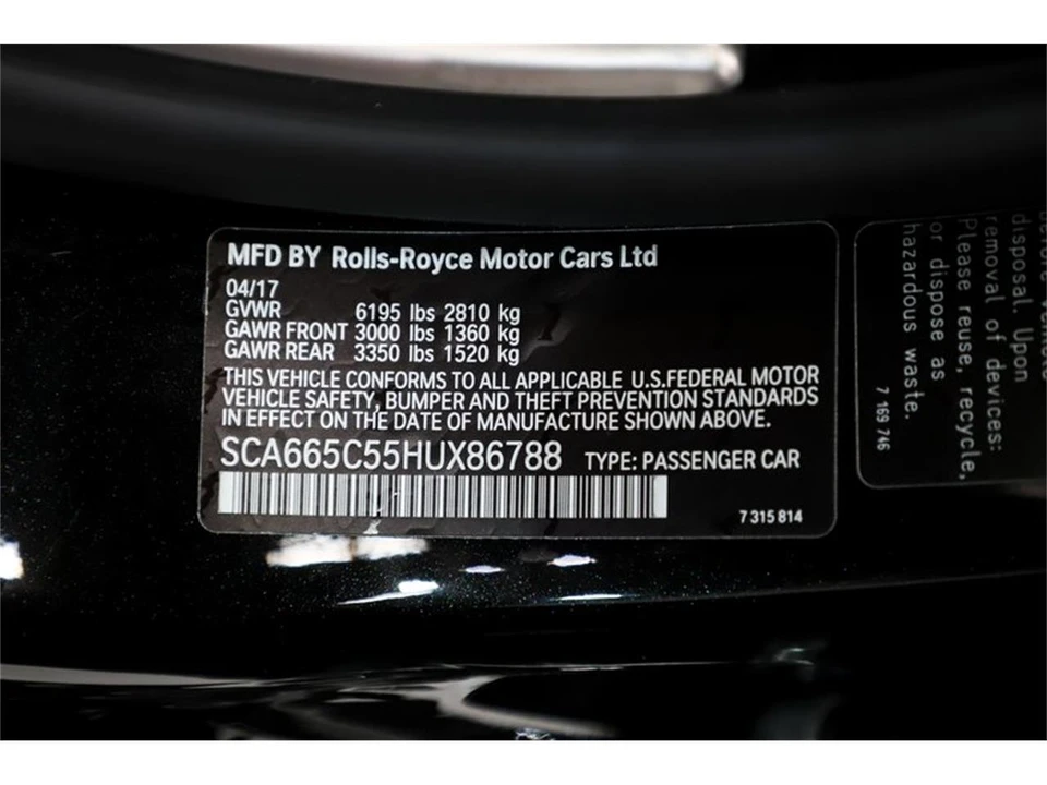 2017 Rolls-Royce Wraith 2nd Gen - Image 17 of 31