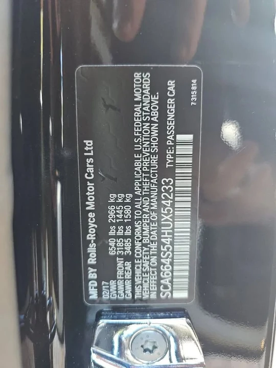 2017 Rolls-Royce Ghost 1st Gen - Image 15 of 17