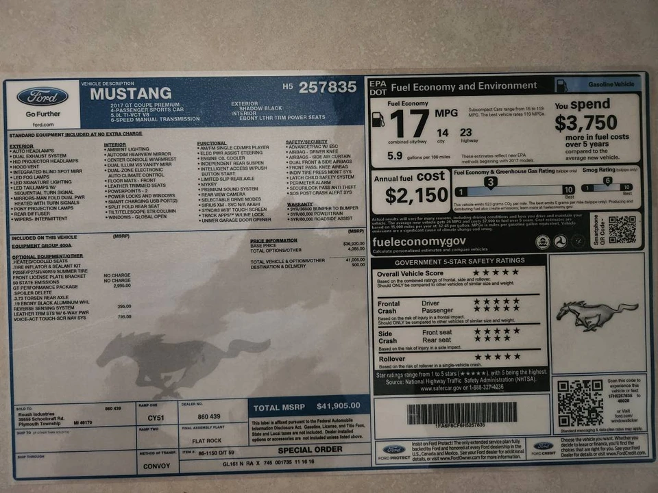 2017 Ford S550 Mustang GT - Image 18 of 24