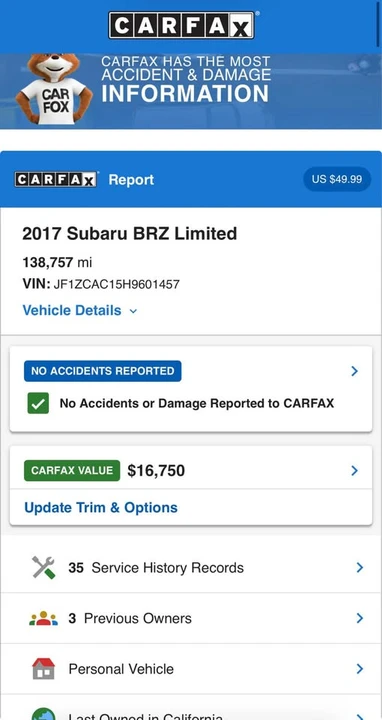 2017 Subaru BRZ 1st Gen - Image 15 of 15