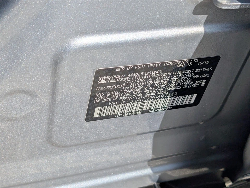 2017 Subaru Forester 4th Gen - Image 20 of 21