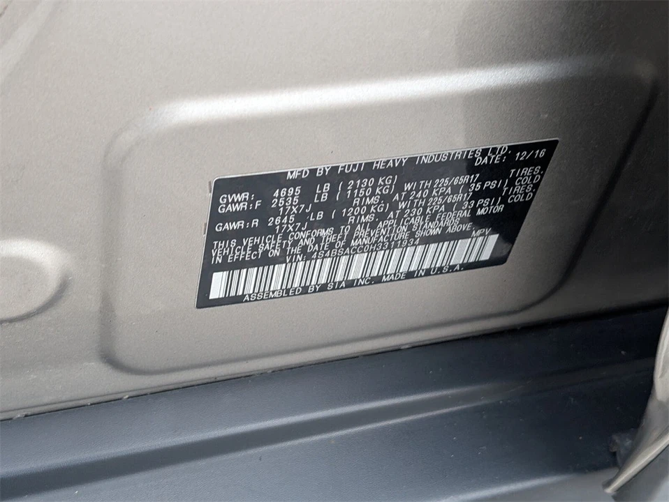 2017 Subaru Outback 5th Gen - Image 21 of 21
