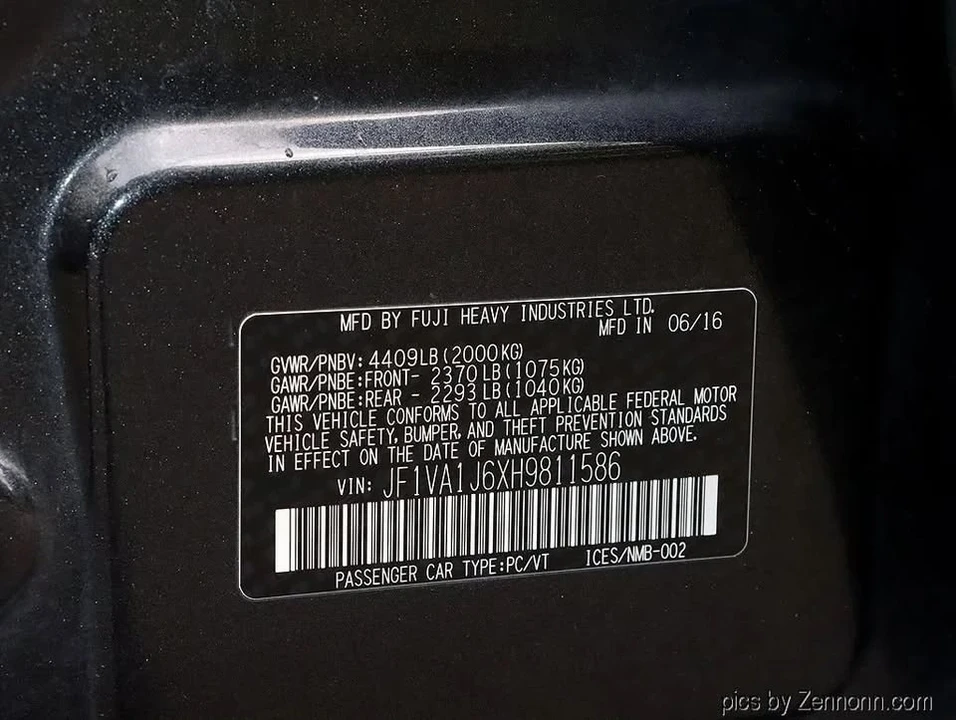 2017 Subaru Impreza WRX 4th Gen - Image 20 of 20