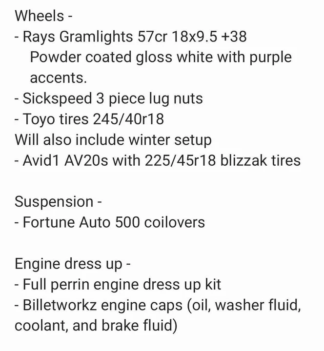 2017 Subaru Impreza WRX 4th Gen - Image 18 of 18
