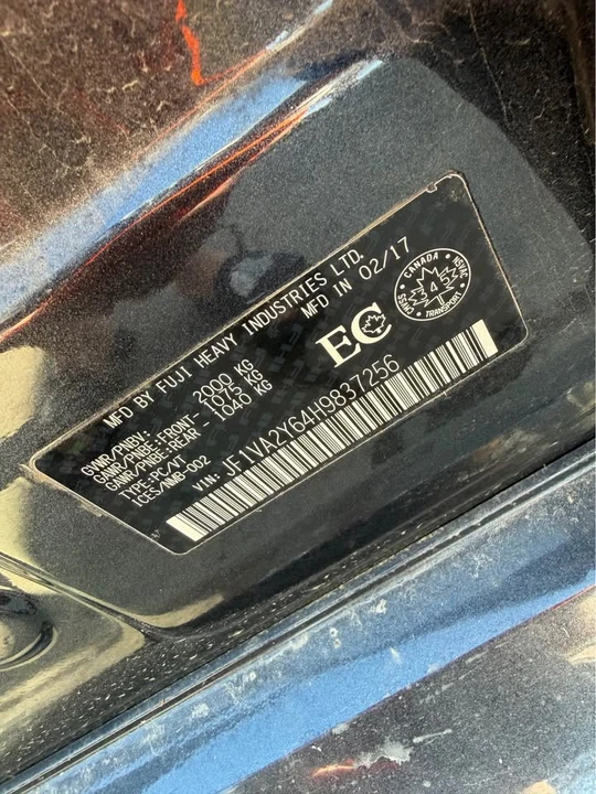 2017 Subaru Impreza WRX 4th Gen - Image 7 of 8