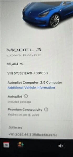 2017 Tesla Model 3 - Image 9 of 14