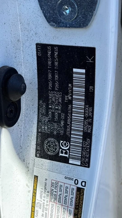 2017 Toyota 4Runner 5th Gen - Image 20 of 20