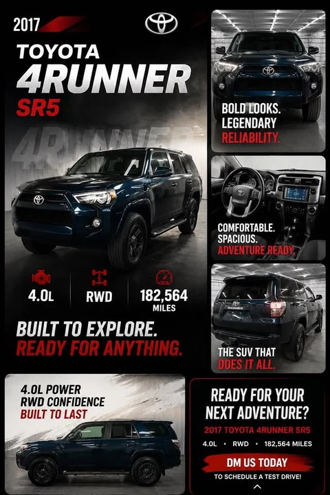 2017 Toyota 4Runner 5th Gen - Image 9 of 9