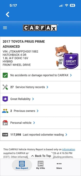 2017 Toyota Prius 4th Gen - Image 13 of 16