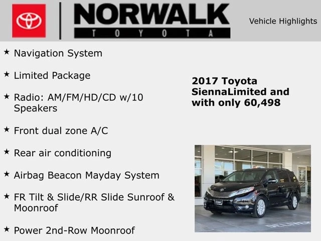 2017 Toyota Sienna 3rd Gen - Image 10 of 21