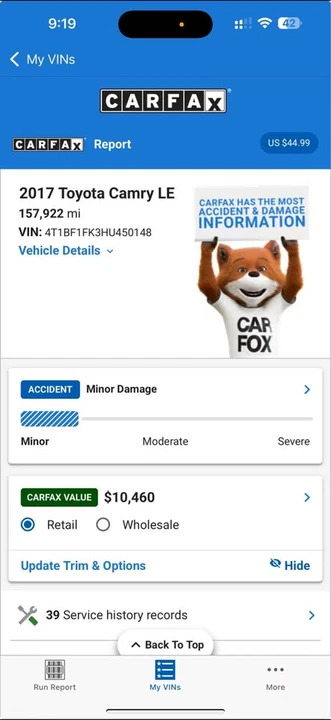 2017 Toyota Camry 7th Gen - Image 3 of 10
