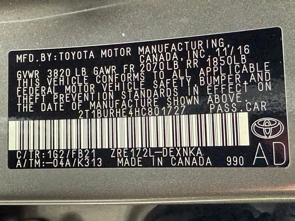 2017 Toyota Corolla 11th Gen - Image 17 of 20