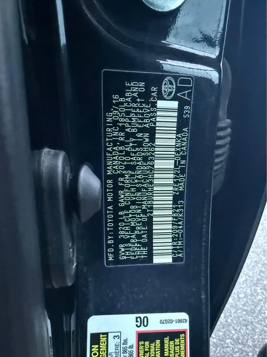 2017 Toyota Corolla 11th Gen - Image 14 of 14