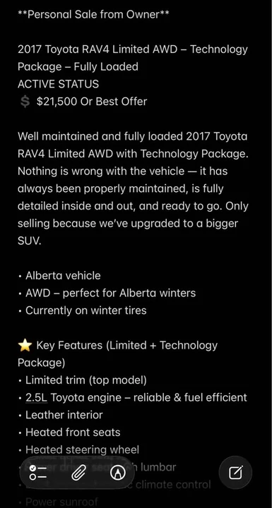2017 Toyota RAV4 4th Gen - Image 18 of 19