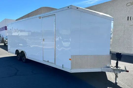 2017 Wells Cargo Silver Sport Enclosed Trailer