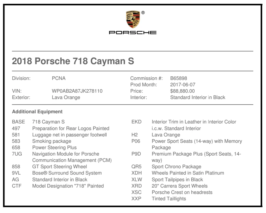 2018 Porsche 718 Cayman S - Image 2 of 18