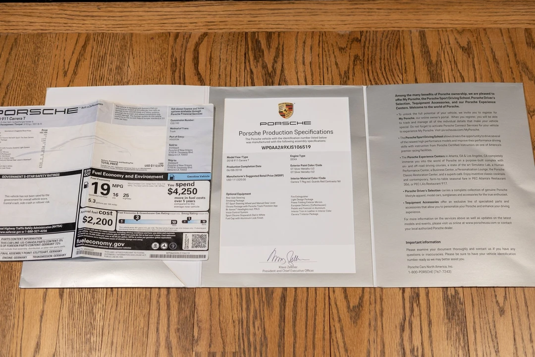 2018 Porsche 991 Carrera T - Image 15 of 15